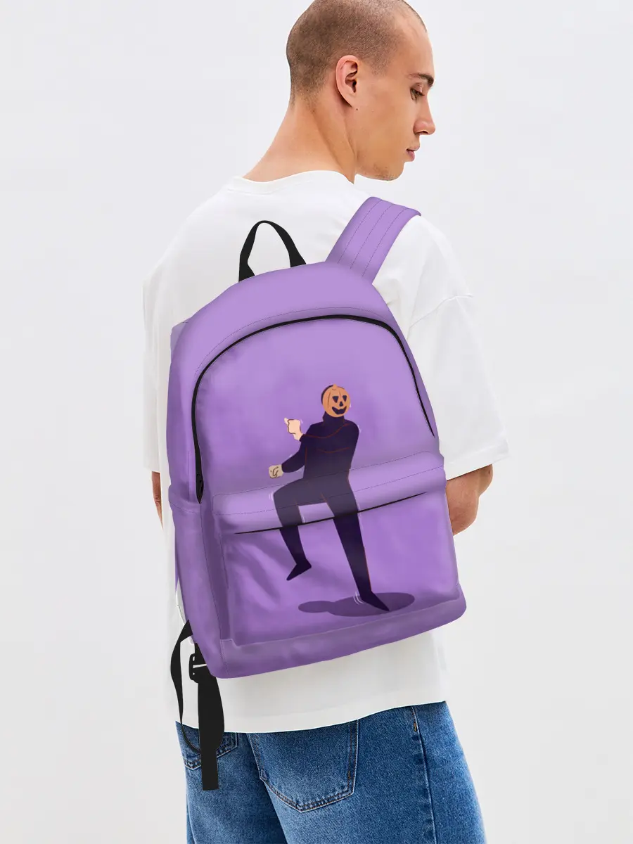 Рюкзак джинсовый / Halloween | The Pumpkin Dancer