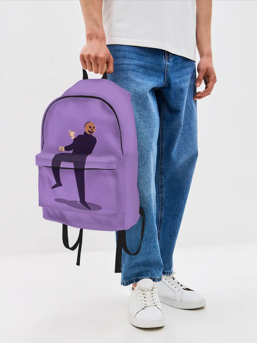 Рюкзак джинсовый / Halloween | The Pumpkin Dancer
