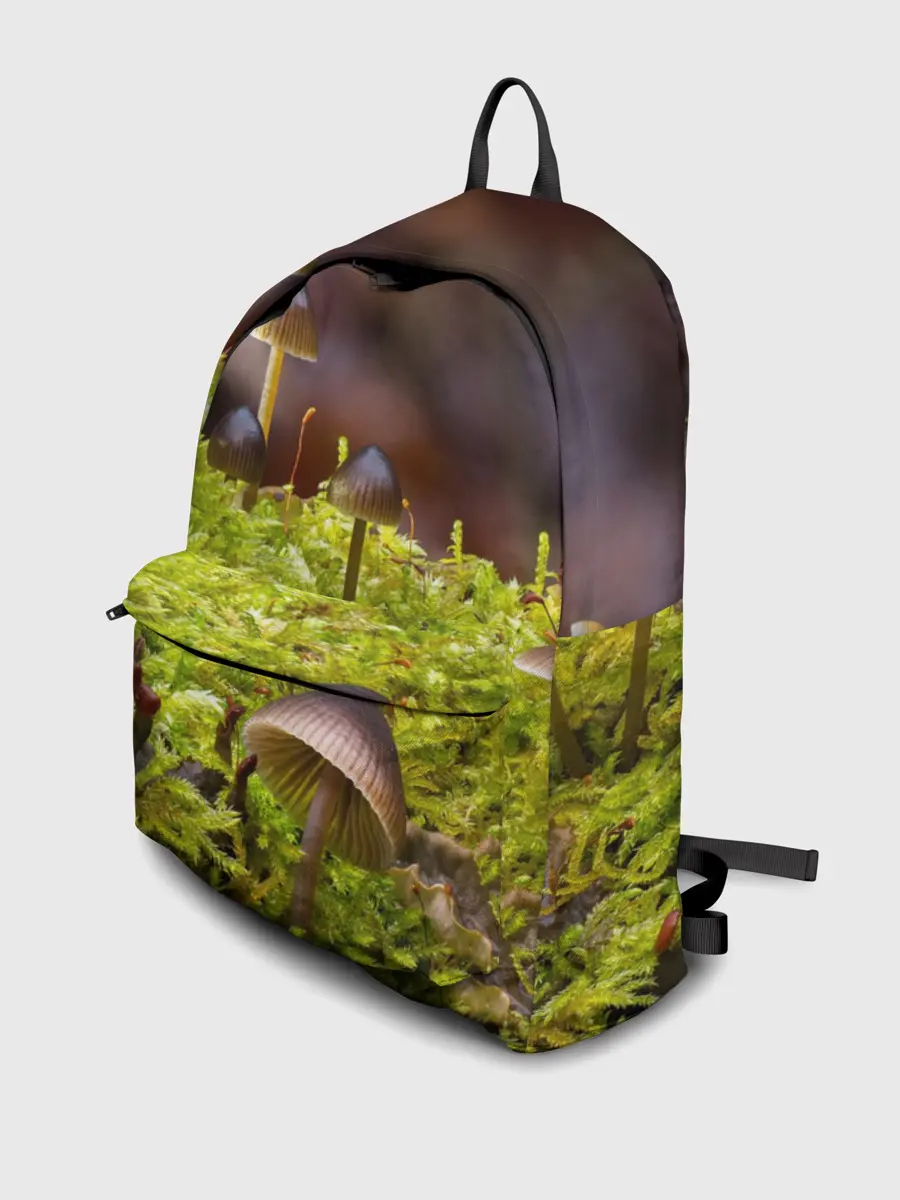 Рюкзак джинсовый / Мох