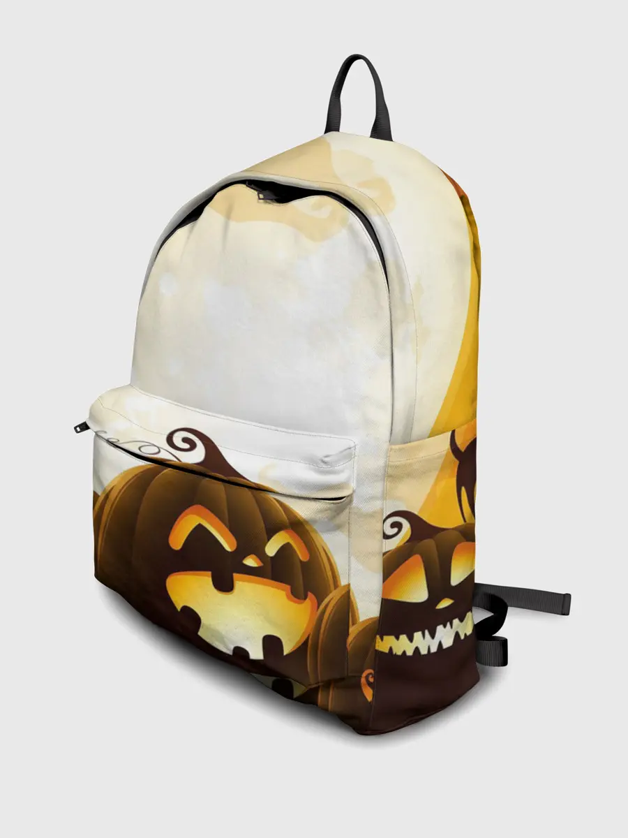 Рюкзак джинсовый / Тыквы