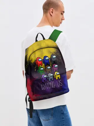 Рюкзак джинсовый / AMONG US.