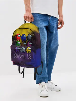 Рюкзак джинсовый / AMONG US.