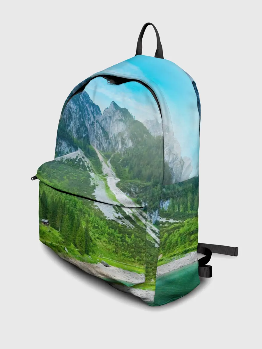 Рюкзак джинсовый / Альпийские горы