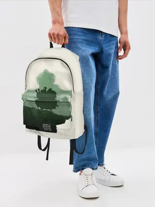 Рюкзак джинсовый / Ходячий замок