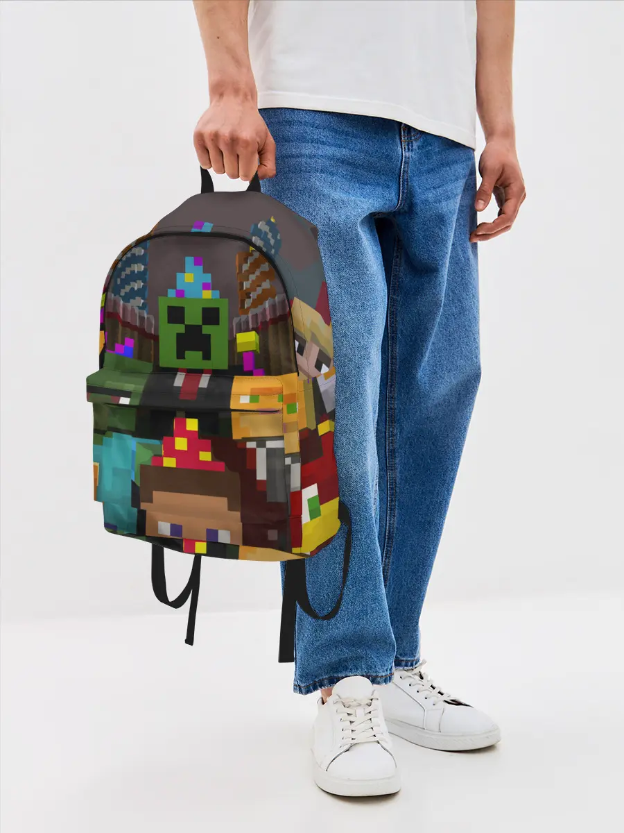 Рюкзак джинсовый / MINECRAFT