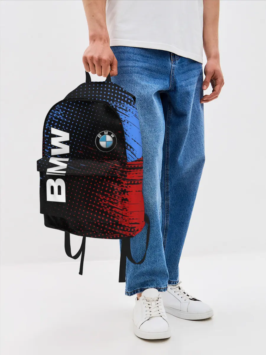 Рюкзак джинсовый / BMW / ТЕКСТУРА