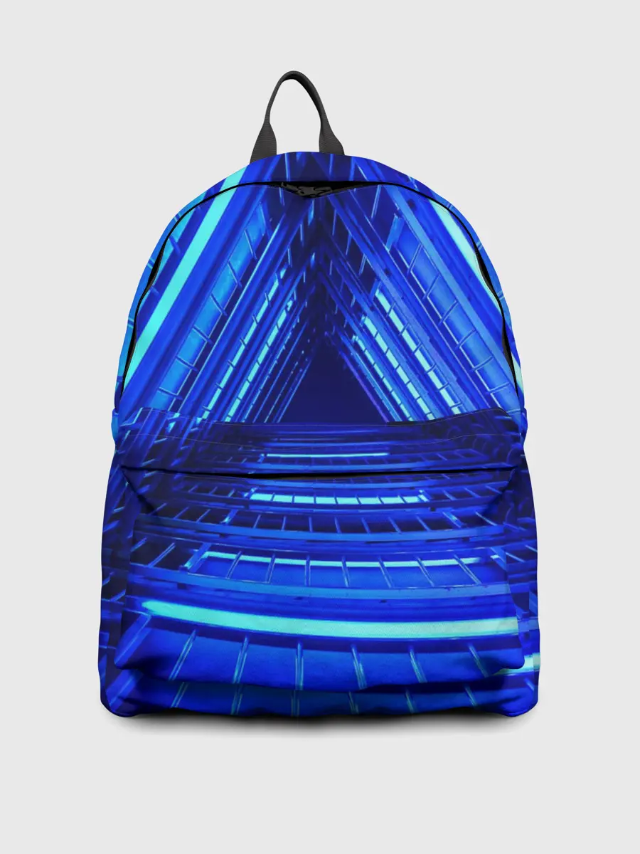 Рюкзак джинсовый / Неоновый тоннель