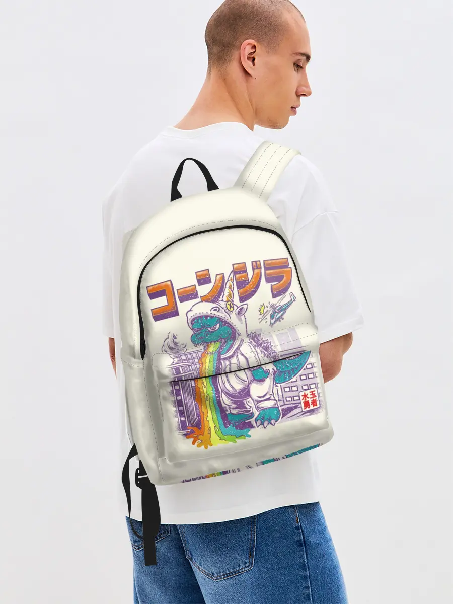 Рюкзак джинсовый / Годзилла Единорог