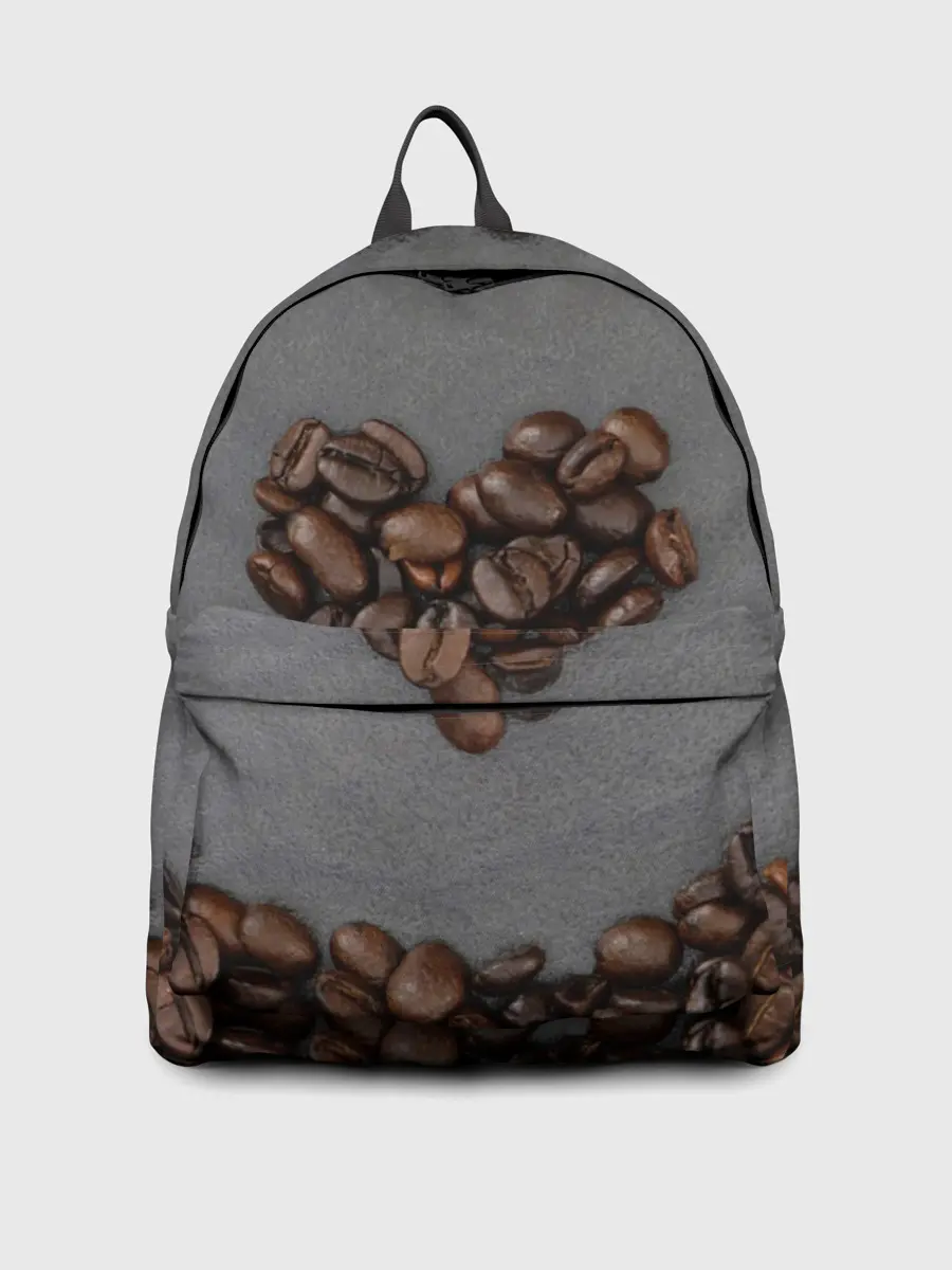 Рюкзак джинсовый / Люблю кофе