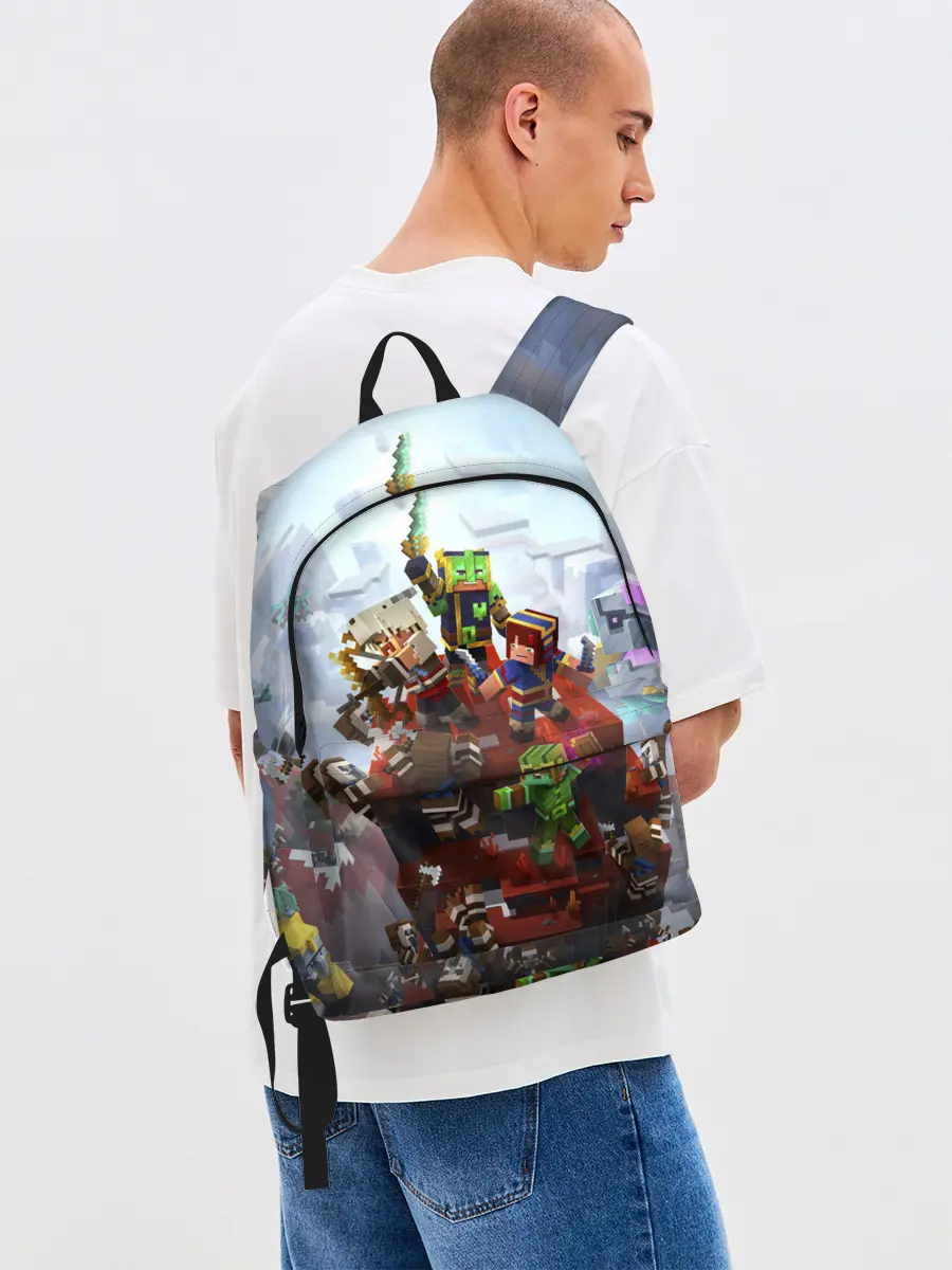 Рюкзак джинсовый / Minecraft Dungeons