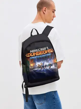 Рюкзак джинсовый / Minecraft Dungeons