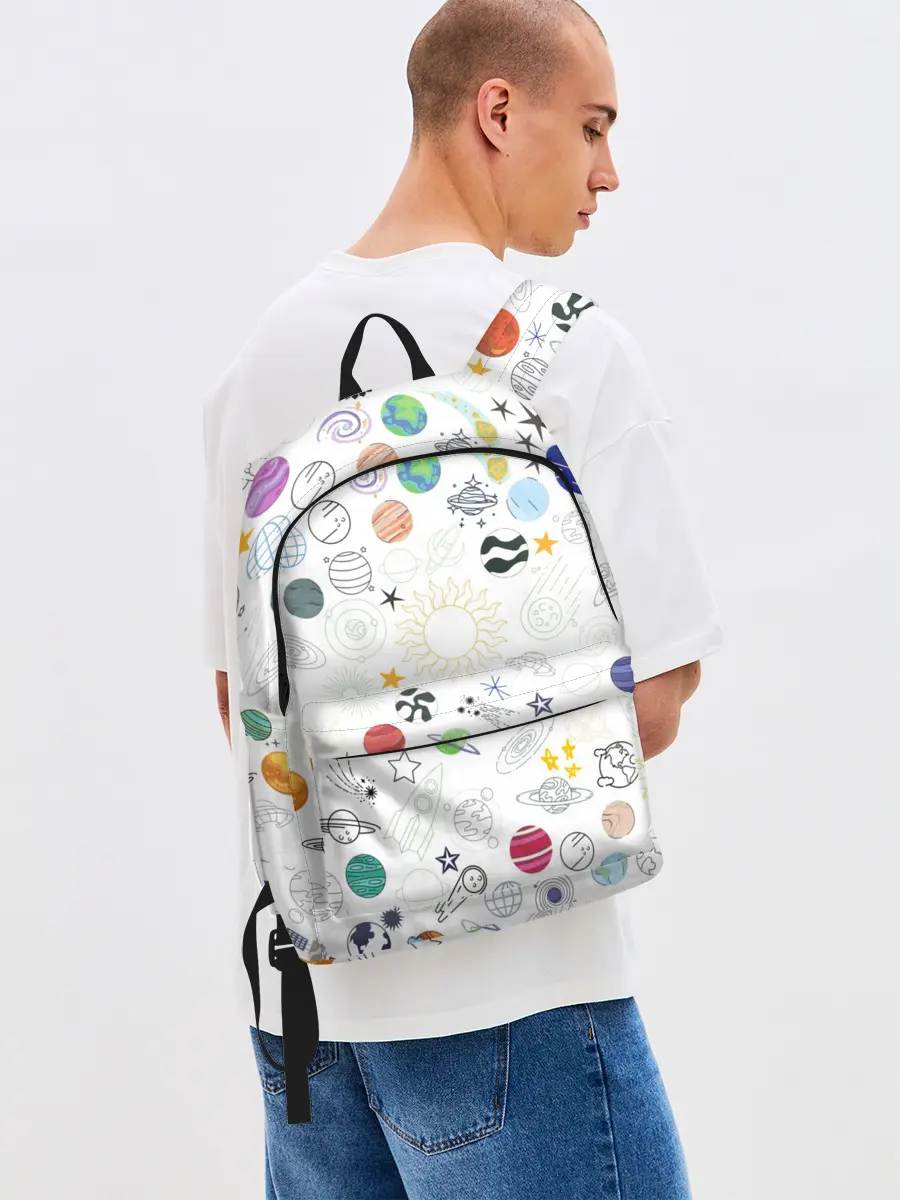 Рюкзак джинсовый / космос