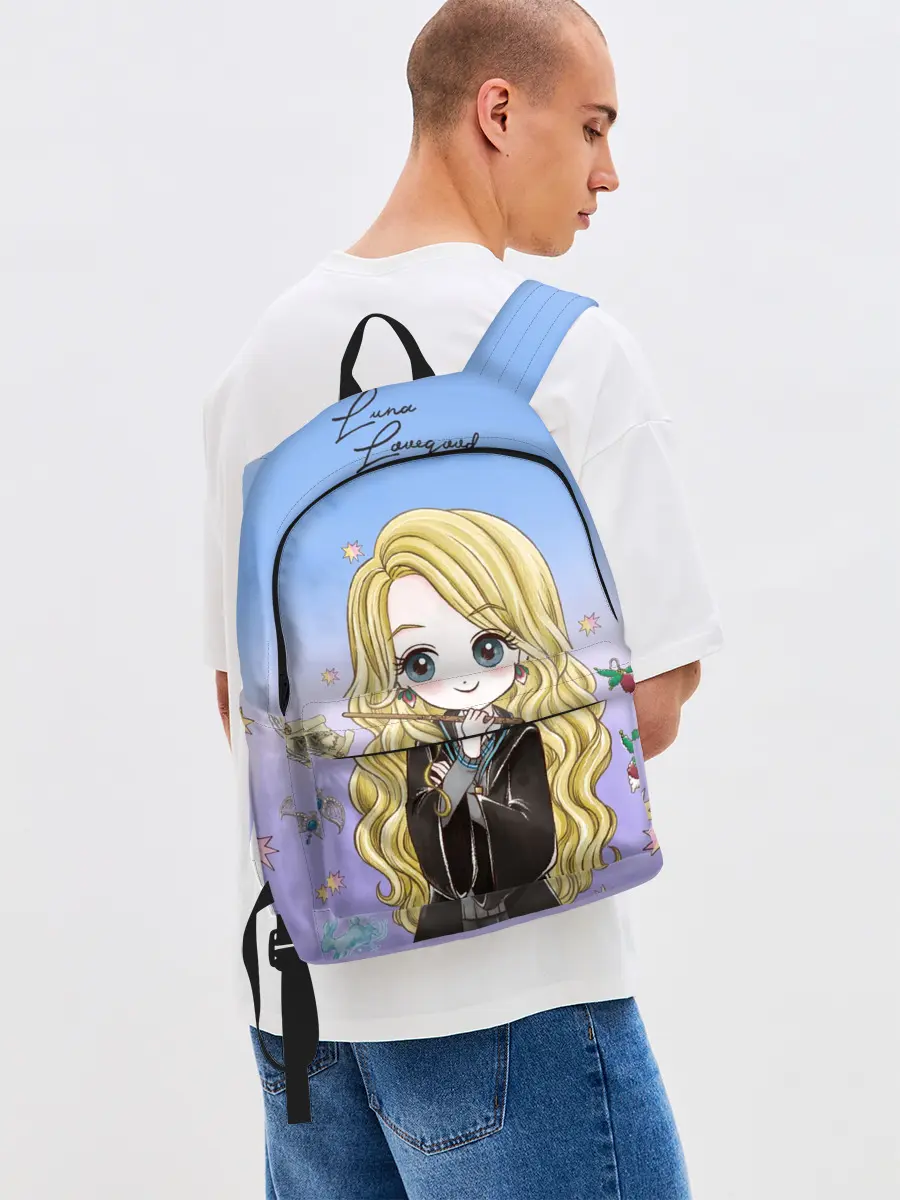 Рюкзак джинсовый / Луна