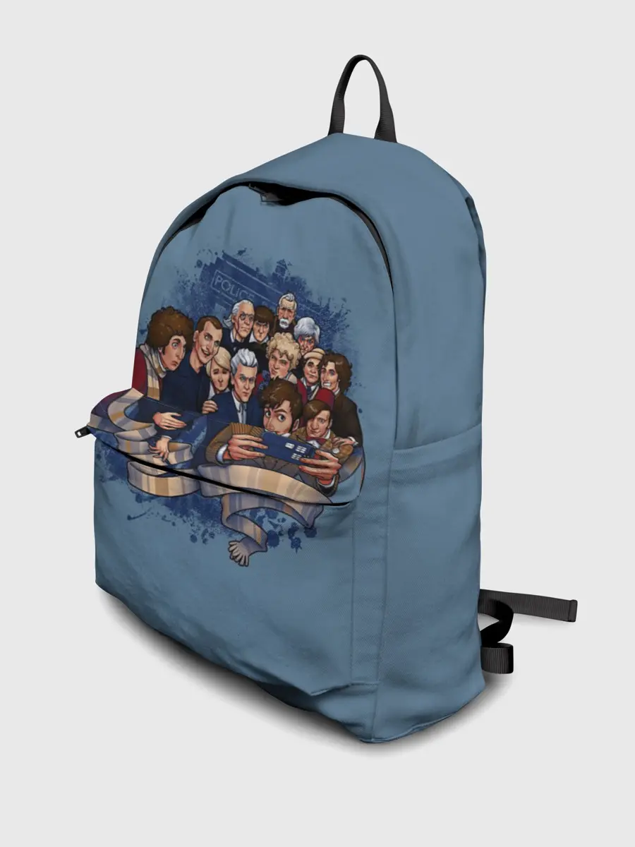 Рюкзак джинсовый / 13 докторов кто