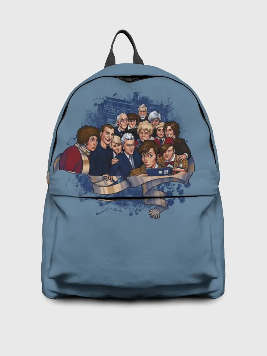 Рюкзак джинсовый / 13 докторов кто