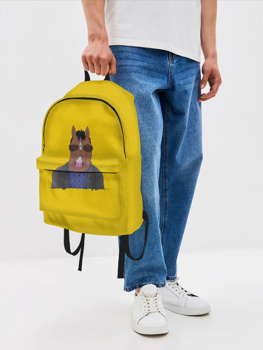 Рюкзак джинсовый / Конь БоДжек