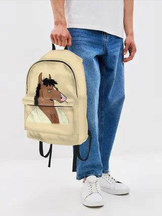 Рюкзак джинсовый / Конь БоДжек