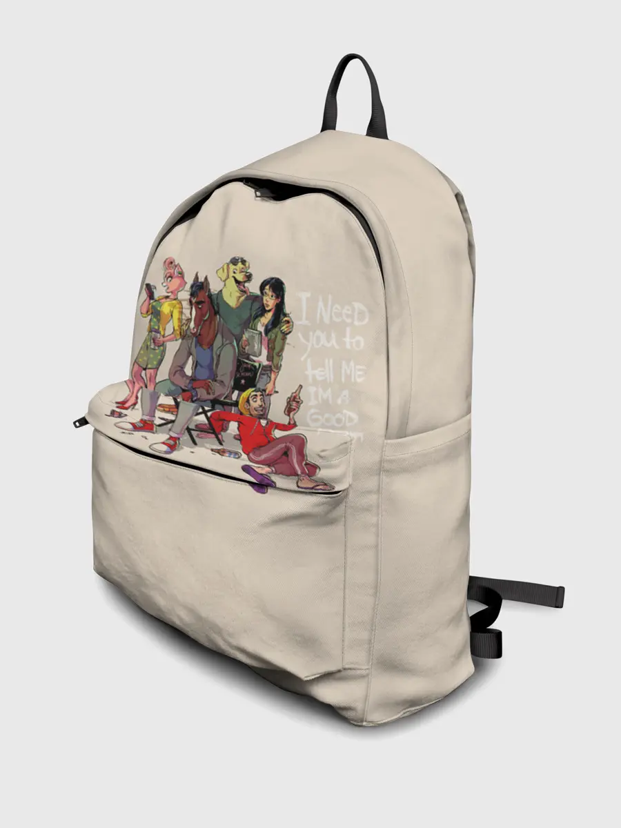 Рюкзак джинсовый / Конь БоДжек