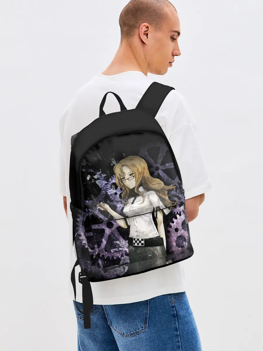 Рюкзак джинсовый / Врата Штейны: Кирию Моэка.