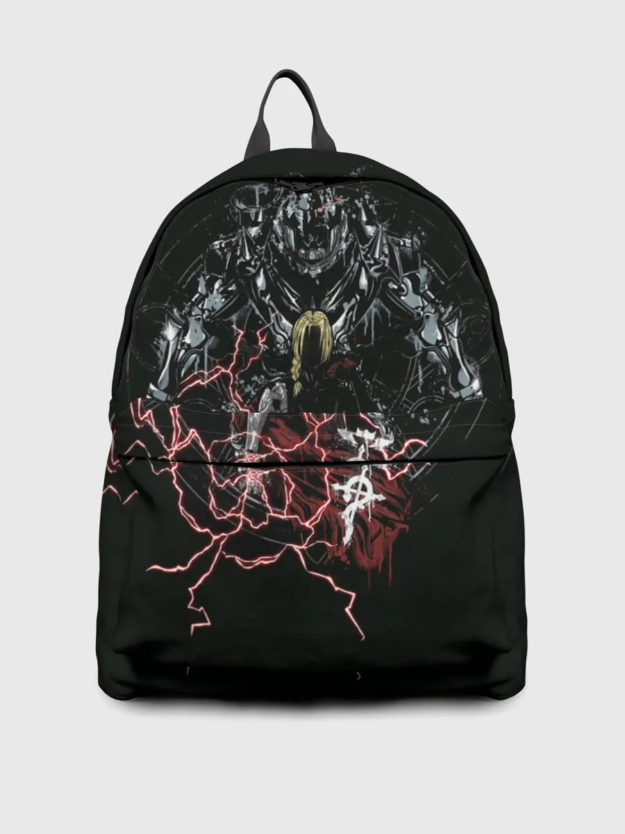 Рюкзак джинсовый / Стальной алхимик