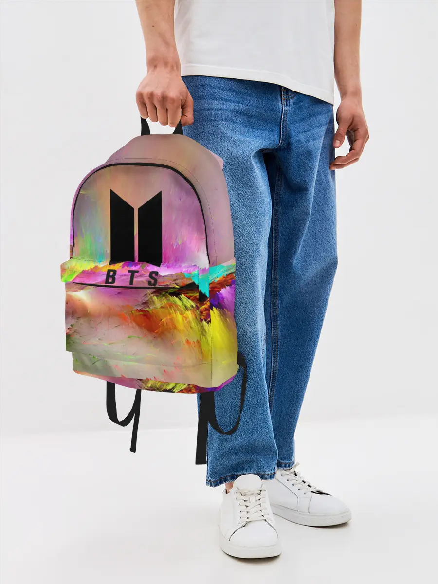Рюкзак джинсовый / BTS