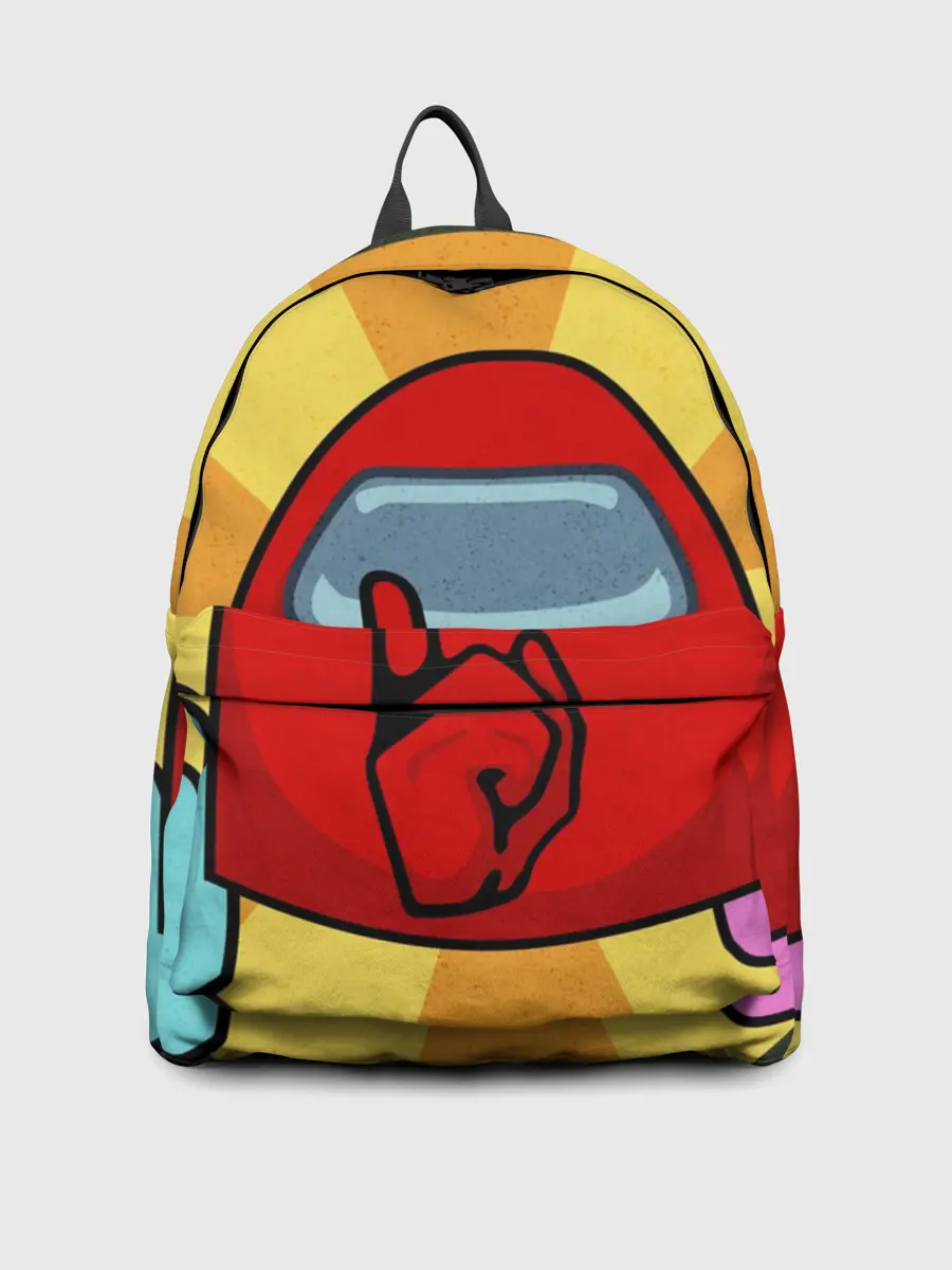 Рюкзак джинсовый / Among Us IMPOSTOR