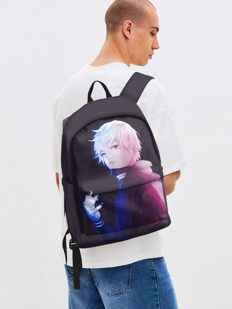 Рюкзак джинсовый / Kaneki Ken обернулся