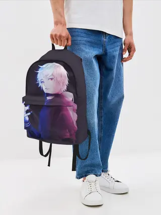 Рюкзак джинсовый / Kaneki Ken обернулся