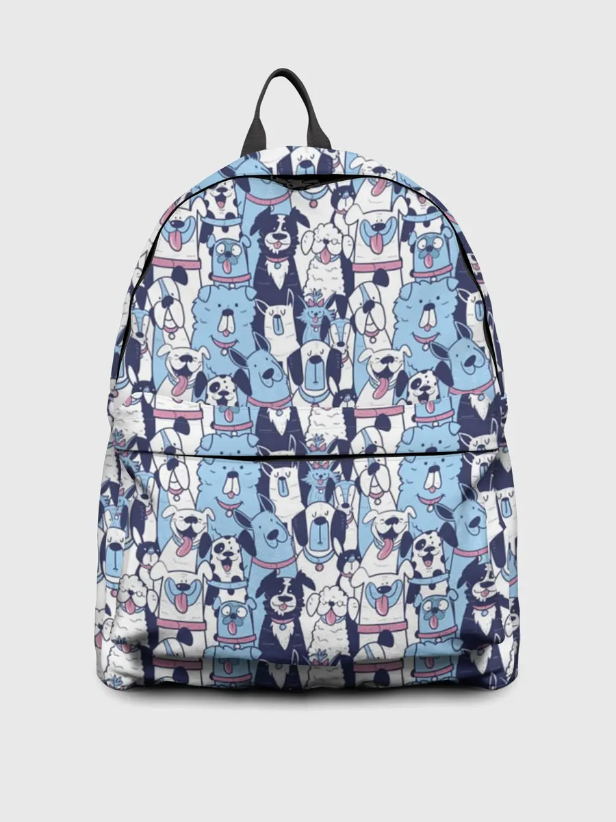 Рюкзак джинсовый / МИЛЫЕ ПЕСИКИ