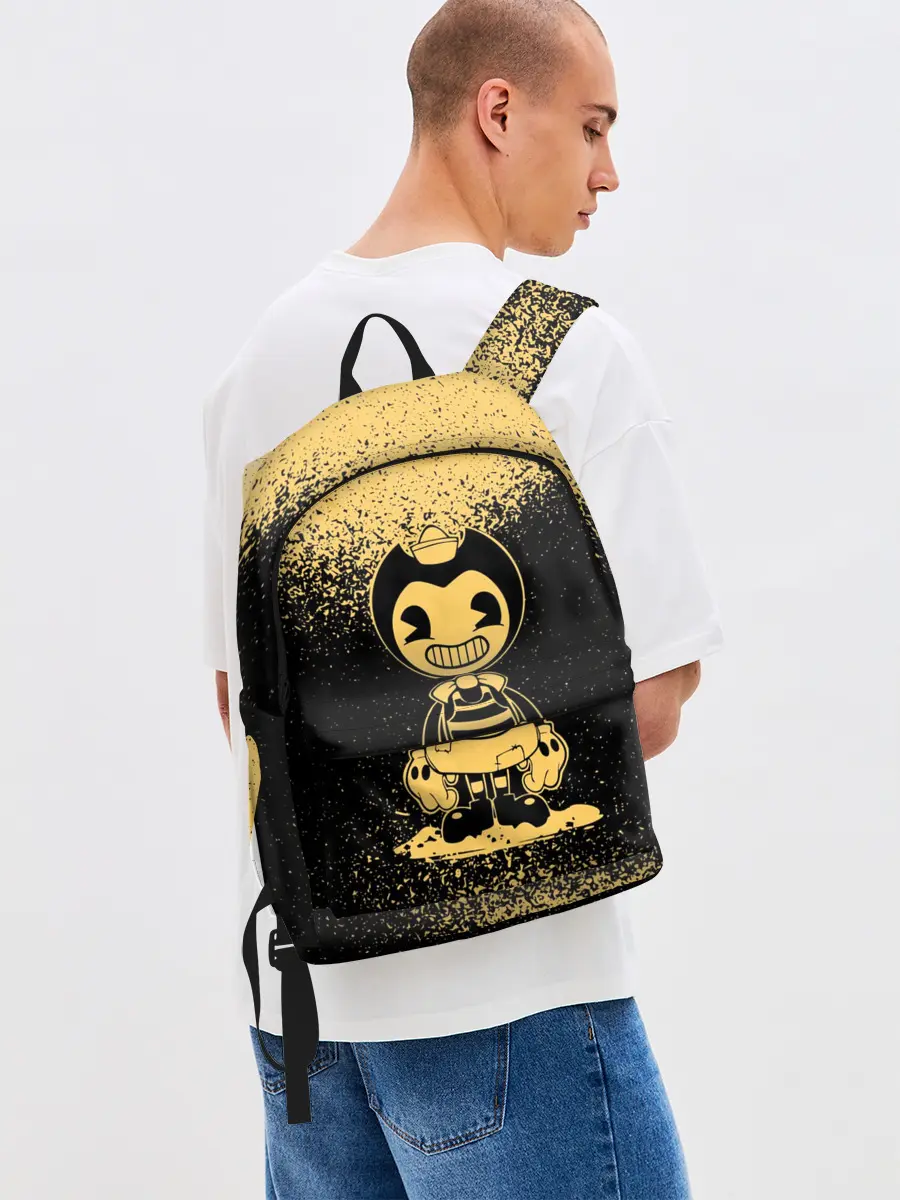 Рюкзак джинсовый / Bendy And The Ink Machine