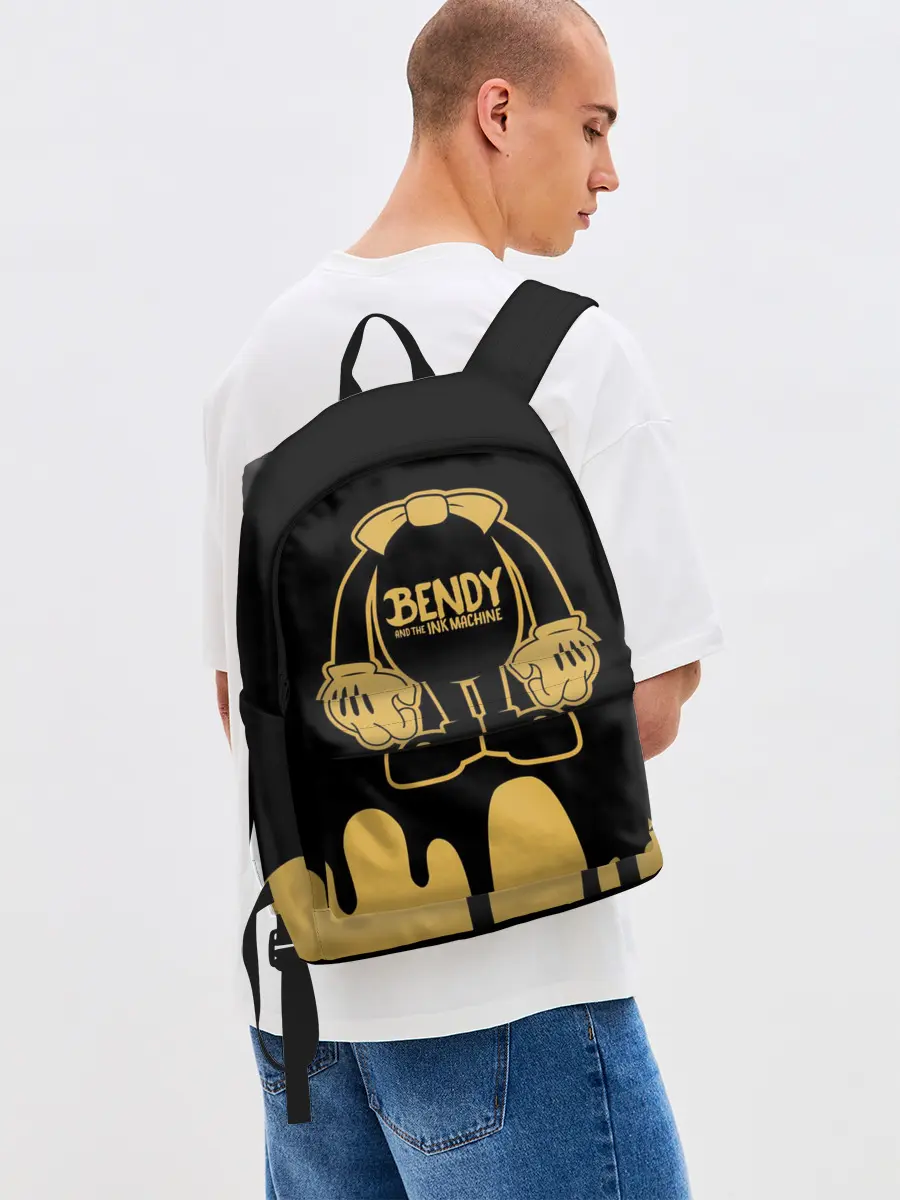 Рюкзак джинсовый / Bendy And The Ink Machine