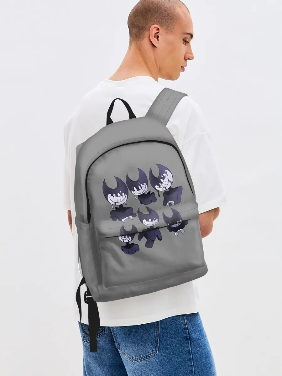 Рюкзак джинсовый / Bendy And The Ink Machine