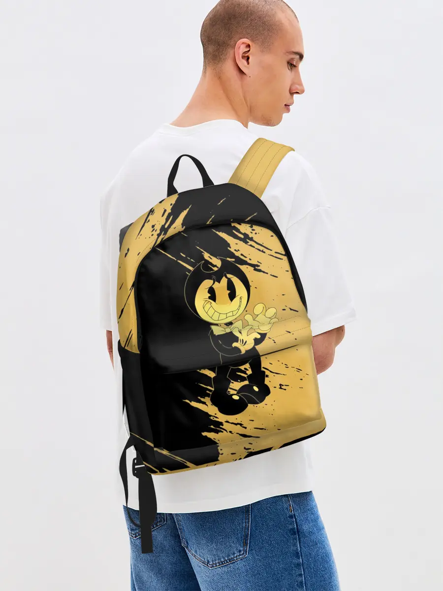 Рюкзак джинсовый / Bendy And The Ink Machine