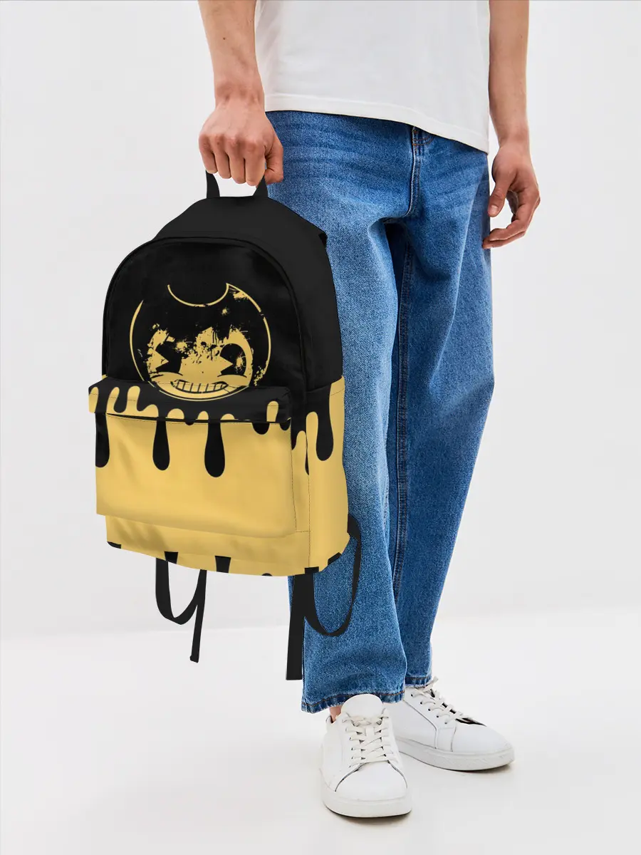 Рюкзак джинсовый / Bendy And The Ink Machine