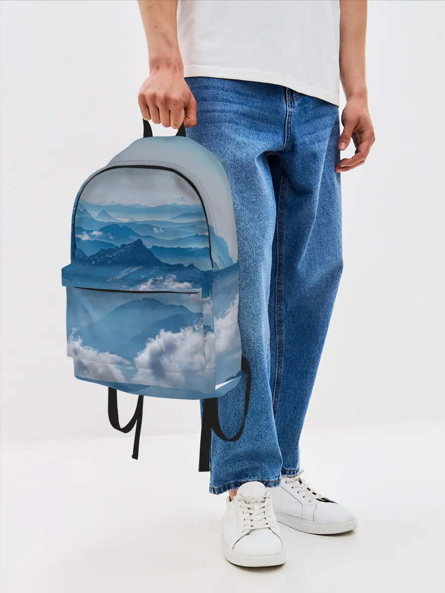 Рюкзак джинсовый / Горы