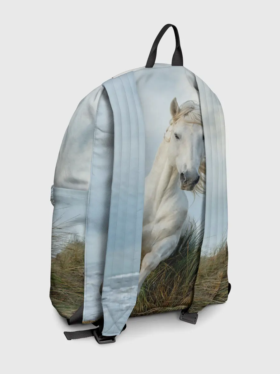 Рюкзак джинсовый / Лошадь