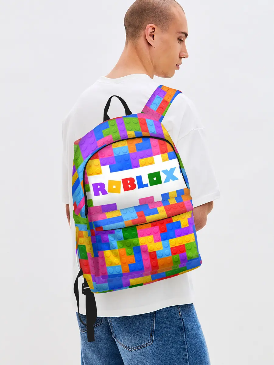 Рюкзак джинсовый / ROBLOX LEGO