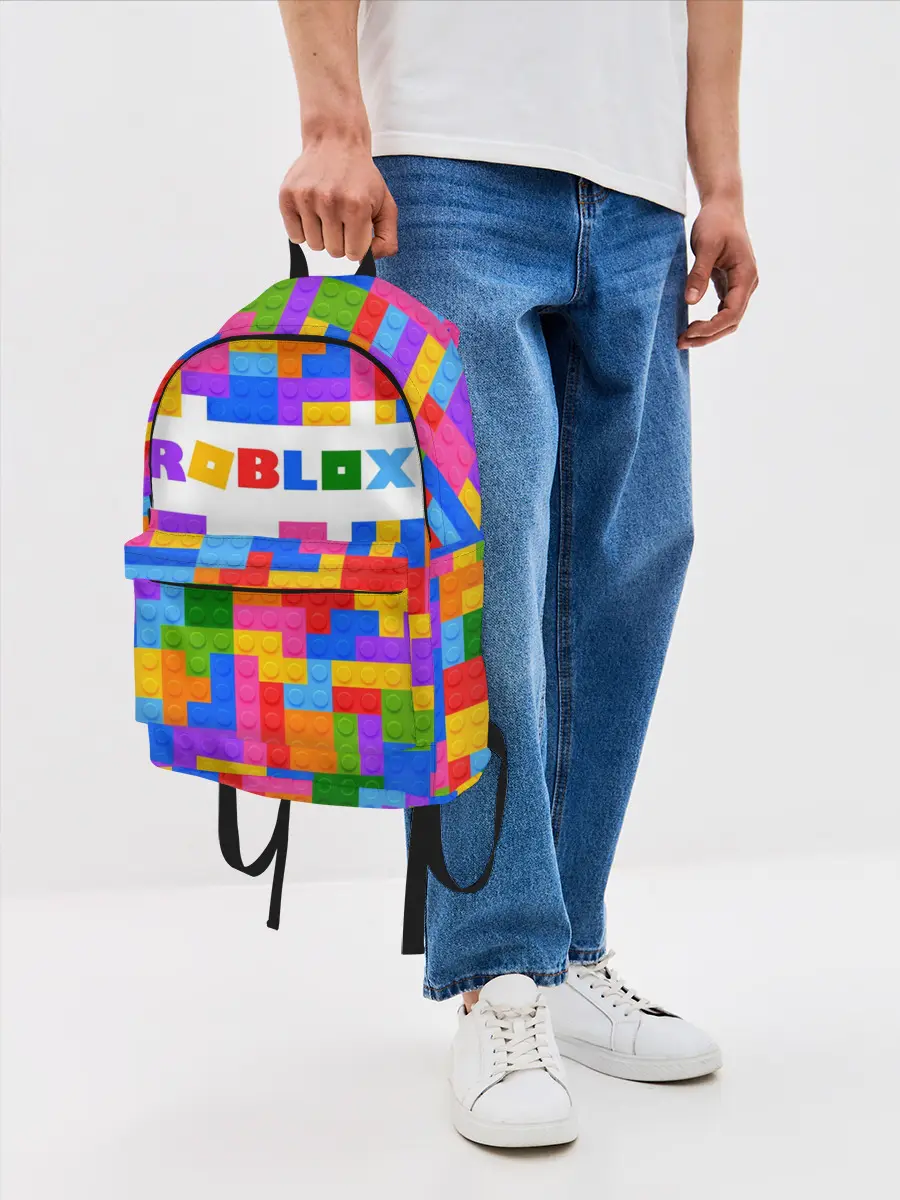 Рюкзак джинсовый / ROBLOX LEGO