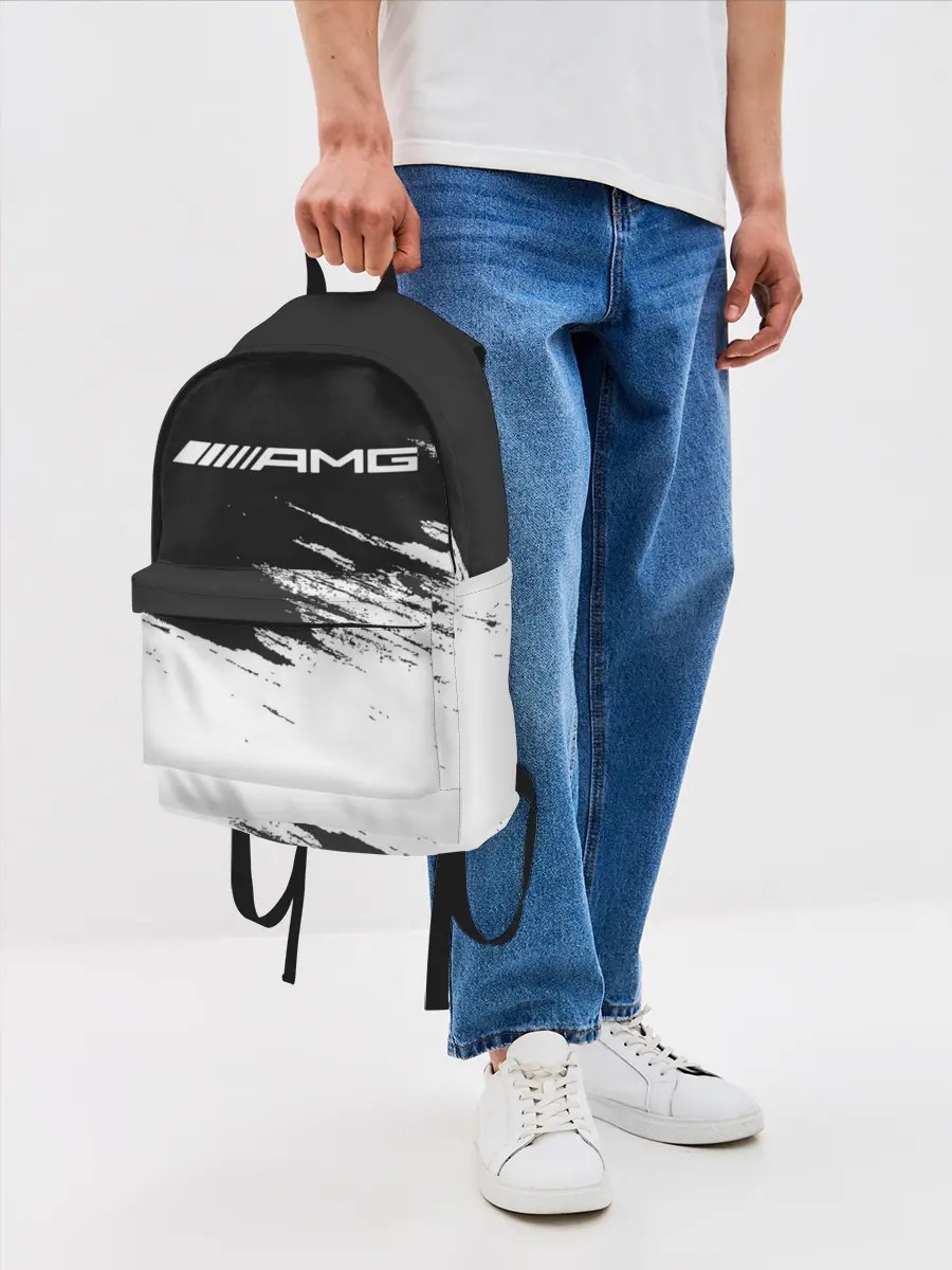 Рюкзак джинсовый / AMG MERCEDES.