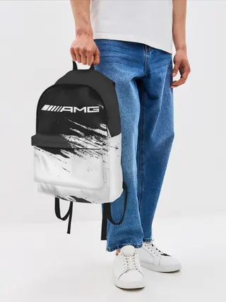 Рюкзак джинсовый / AMG MERCEDES.