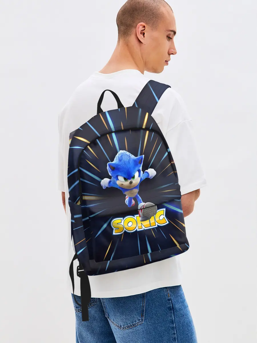 Рюкзак джинсовый / SONIC.