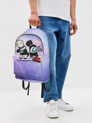 Рюкзак джинсовый / Among us