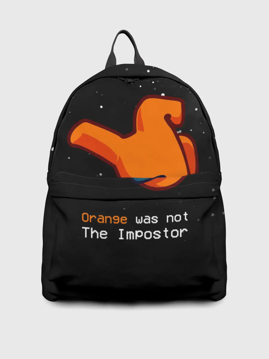 Рюкзак джинсовый / AMONG US - Orange