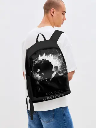 Рюкзак джинсовый / Шерлок Холмс