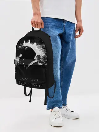 Рюкзак джинсовый / Шерлок Холмс