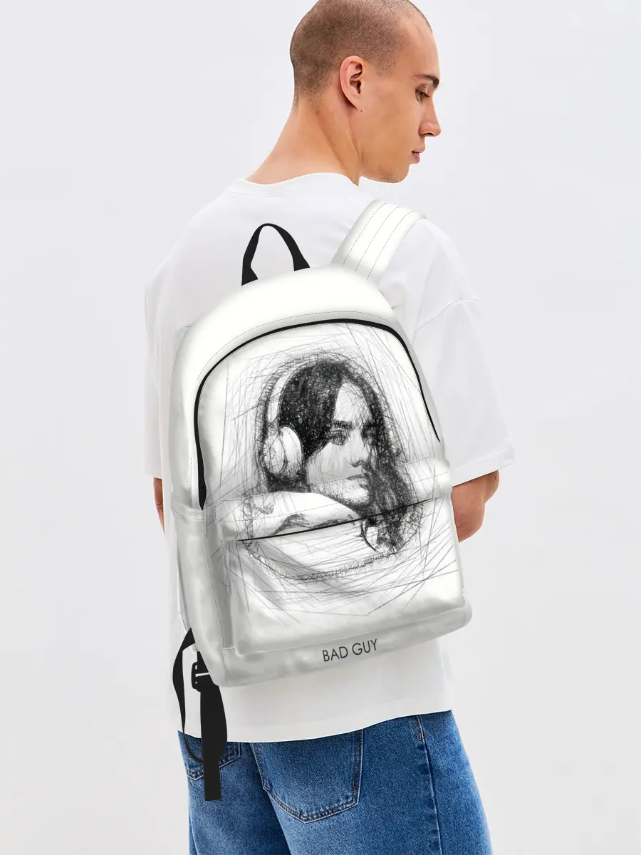 Рюкзак джинсовый / Billie Eilish