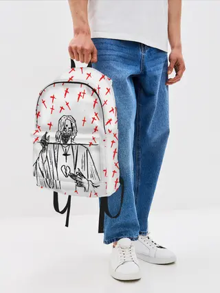 Рюкзак джинсовый / GHOSTEMANE