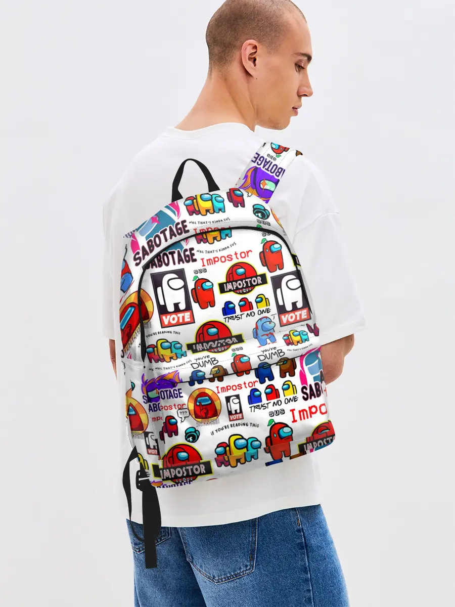 Рюкзак джинсовый / AMONG US