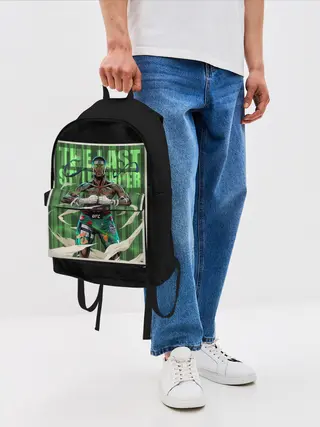 Рюкзак джинсовый / Исраэль Адесанья