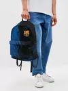 Рюкзак джинсовый / FC Barcelona / ФК Барселона.